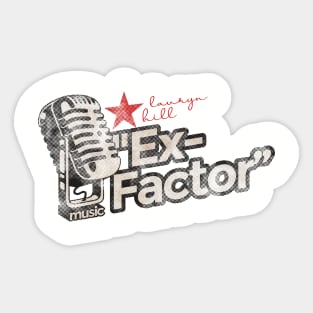 Ex-Factor - Greatest Karaoke Songs Vintage Sticker